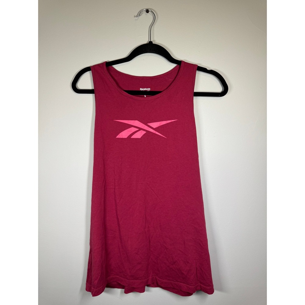 Athletic Reebok Berry Red Racerback Tank Top